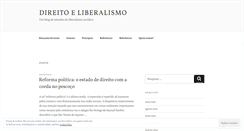 Desktop Screenshot of direitoeliberalismo.org